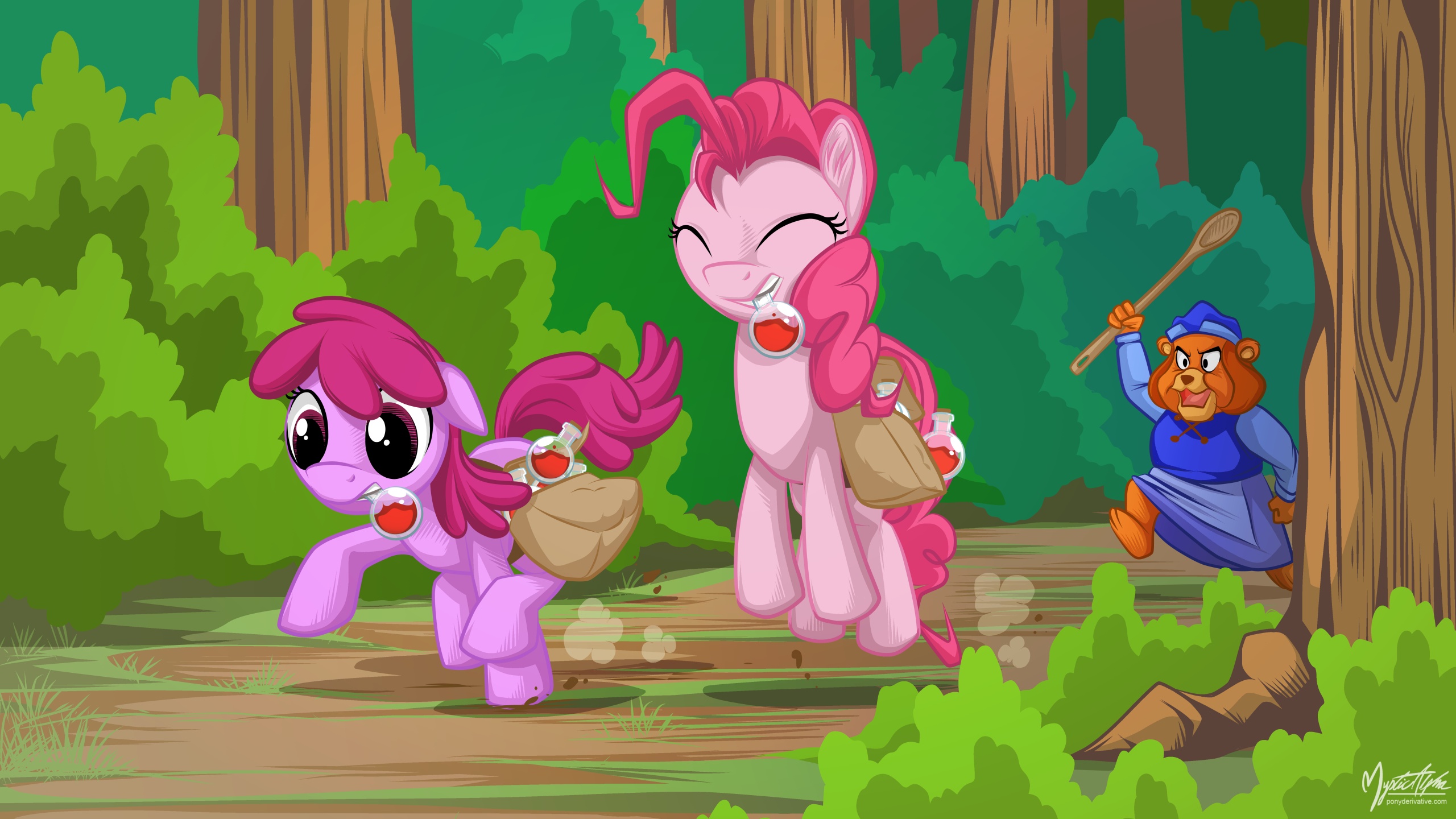 berry_punch_and_pinkie_pie___gummiberry_