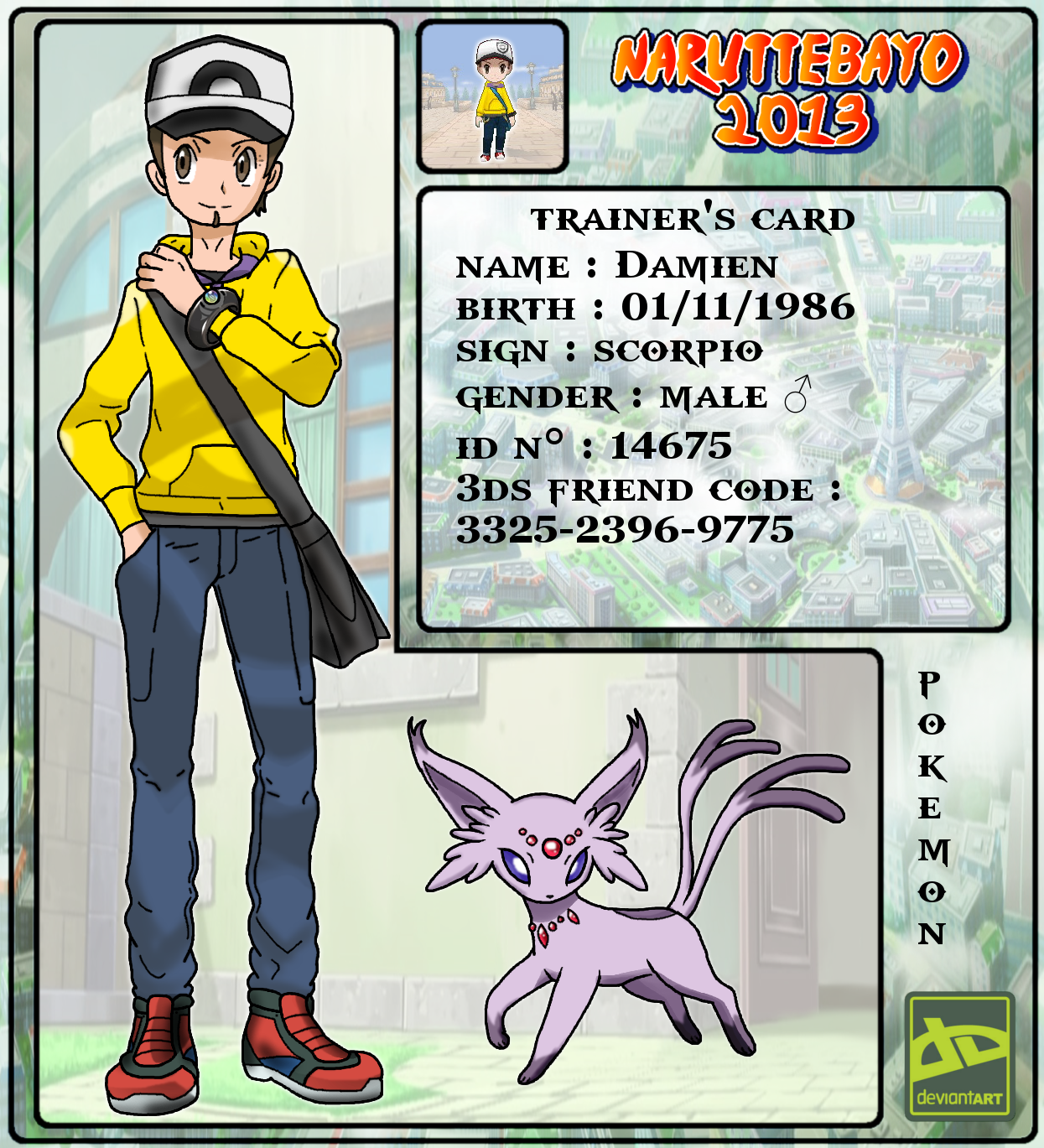 Download Pokemon Trainer Id Card Template Free