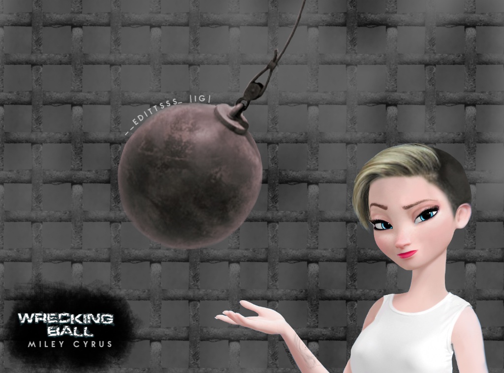 Miley Cyrus-Wrecking Ball by Editttsss