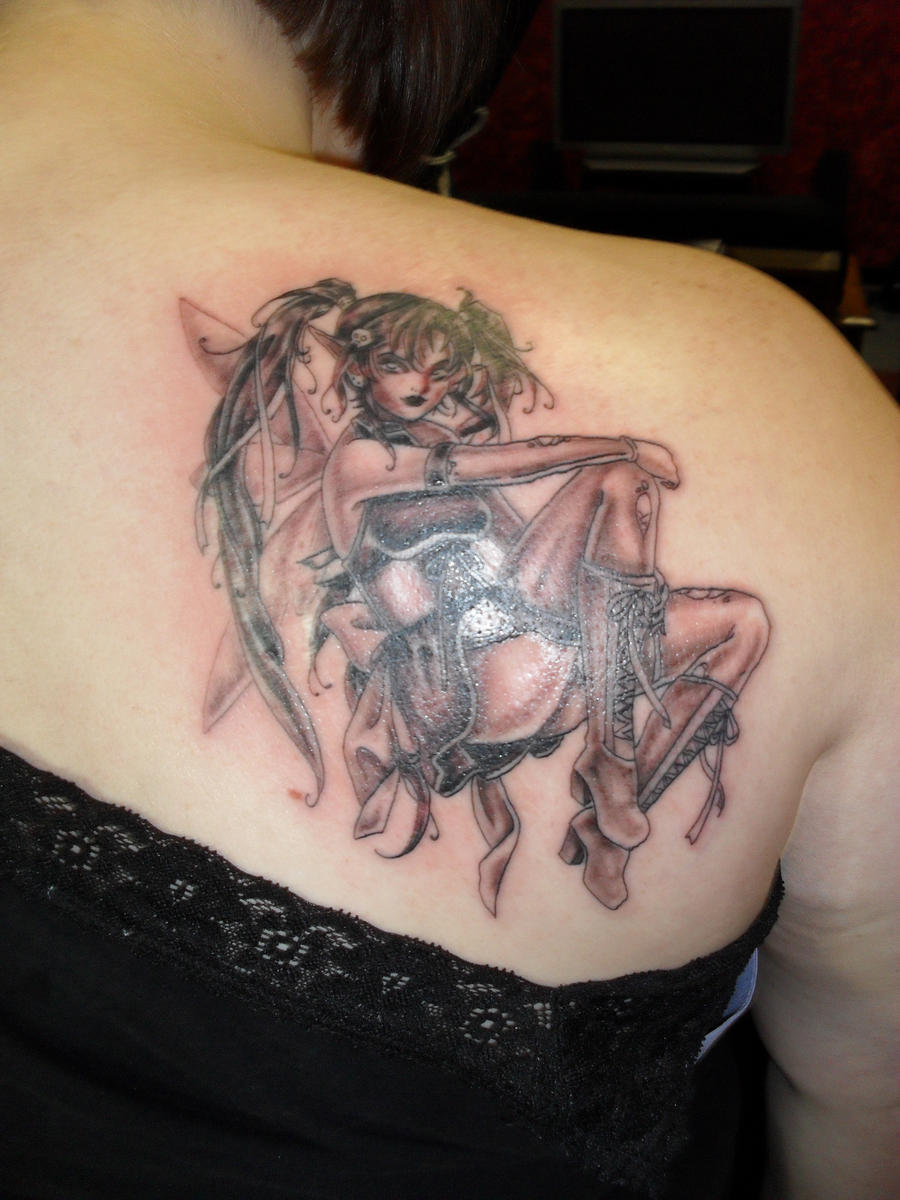 Gothic Fairy tattoo by