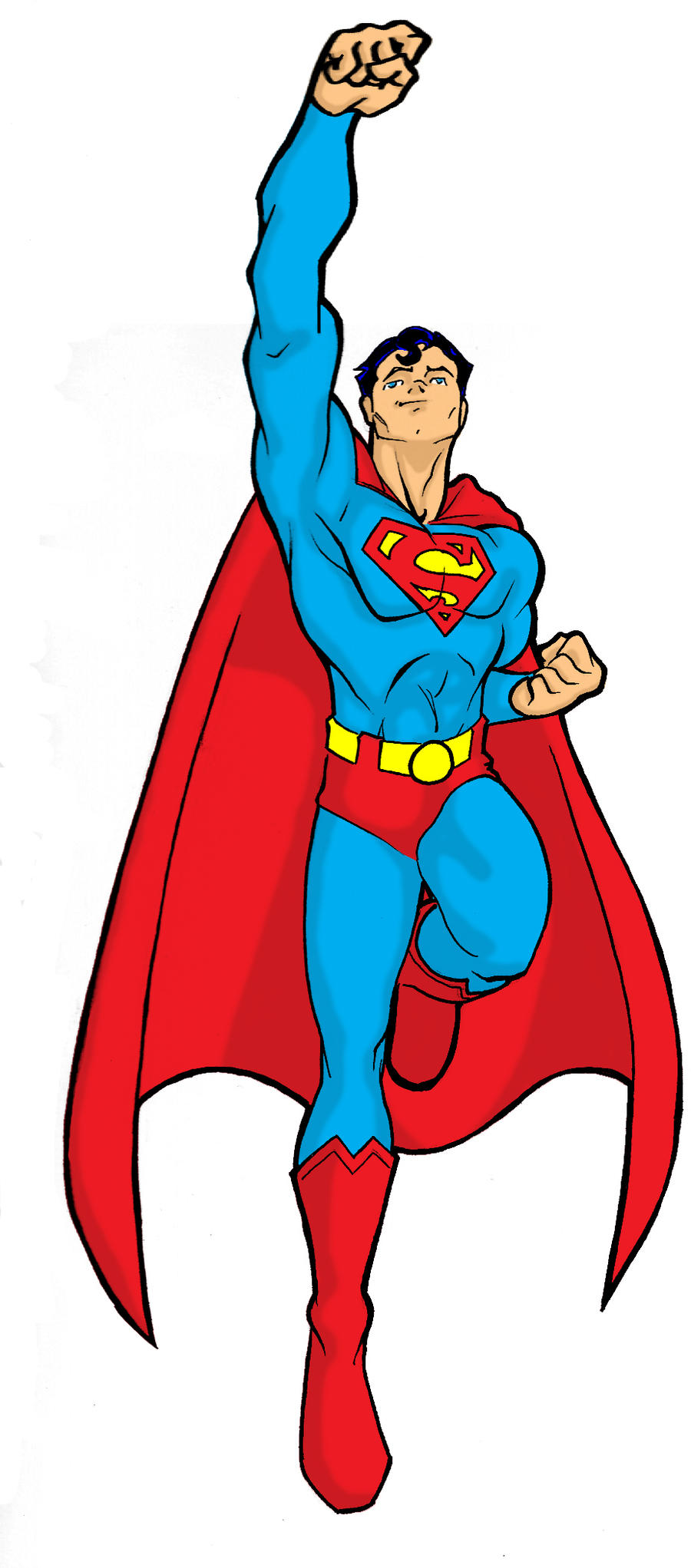 flying superman clipart - photo #10
