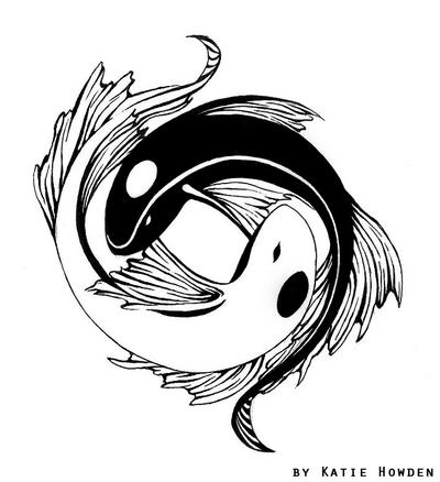 yin-yang koi tattoo design by ~ash-night-k on deviantART