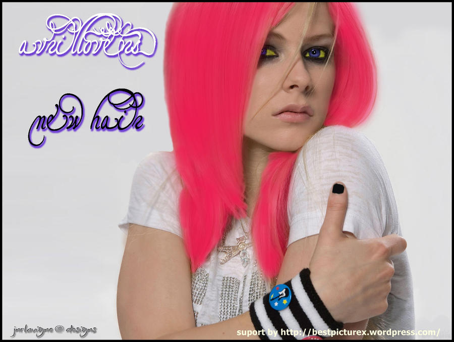 Avril Lavigne New Hair by ~bestpicturex on deviantART