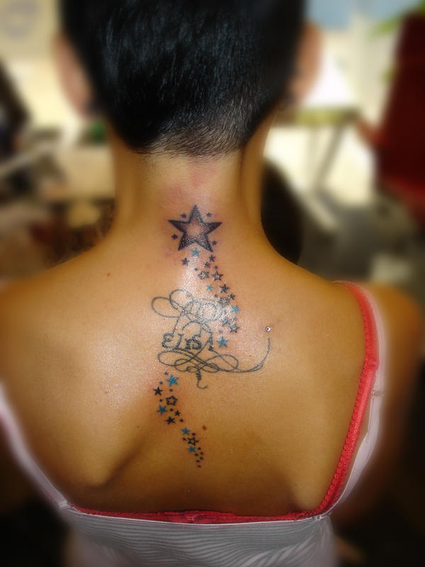 and stars tattoo designs