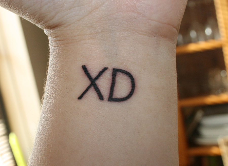 XD tattoo