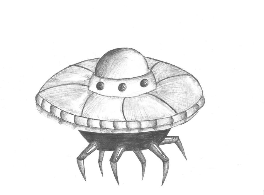 alien spaceship cartoon. cartoon spaceship by ~Hodgiee