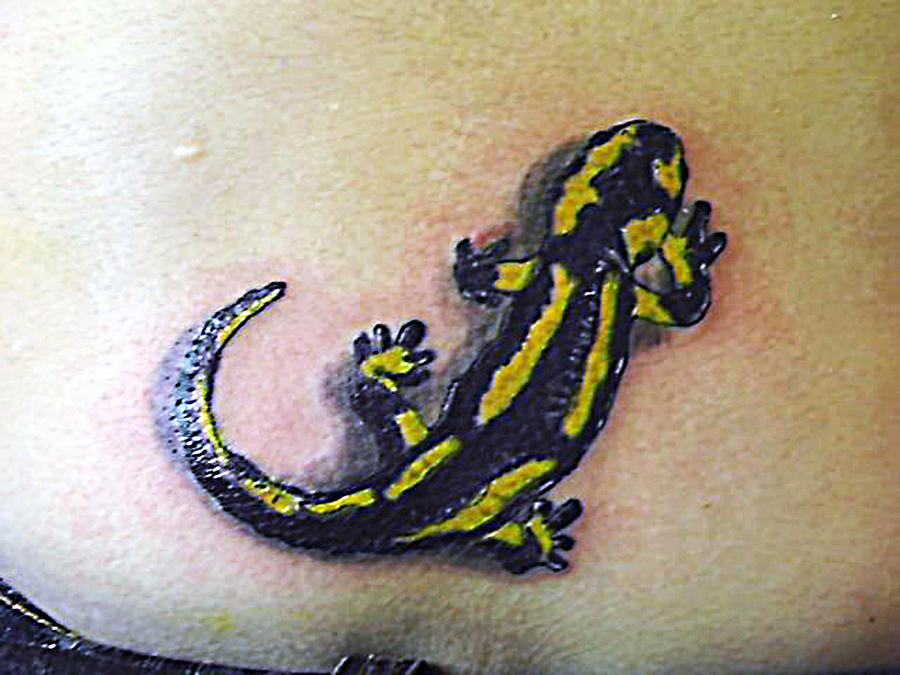 tattoo lizard by ~Verartstyle