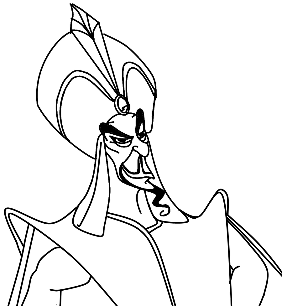 jafar coloring pages - photo #5