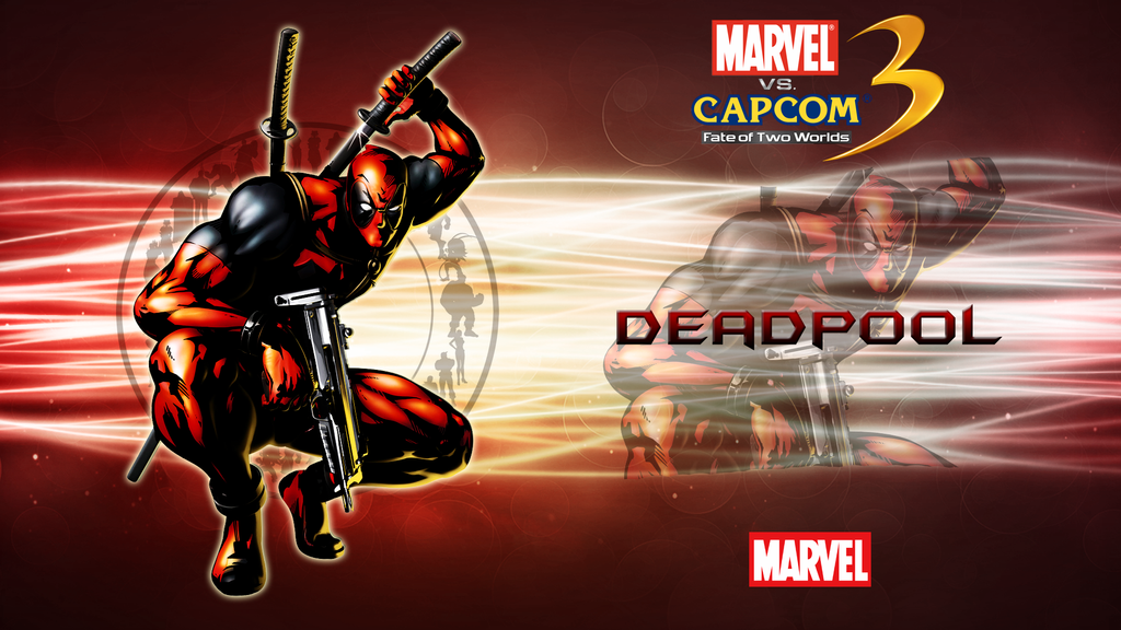 marvel vs capcom 3 wallpaper. Marvel VS Capcom 3 Deadpool by