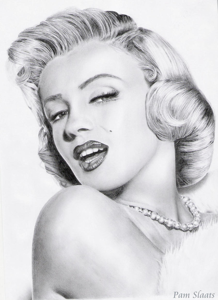 Marilyn Monroe by Drawtillyoudie on DeviantArt