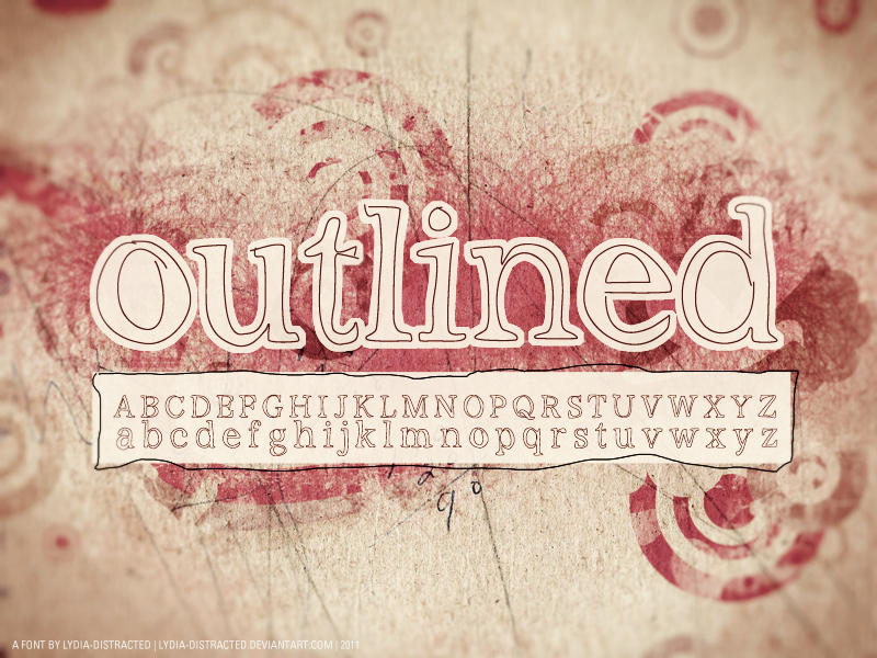 Outlined - Fonts