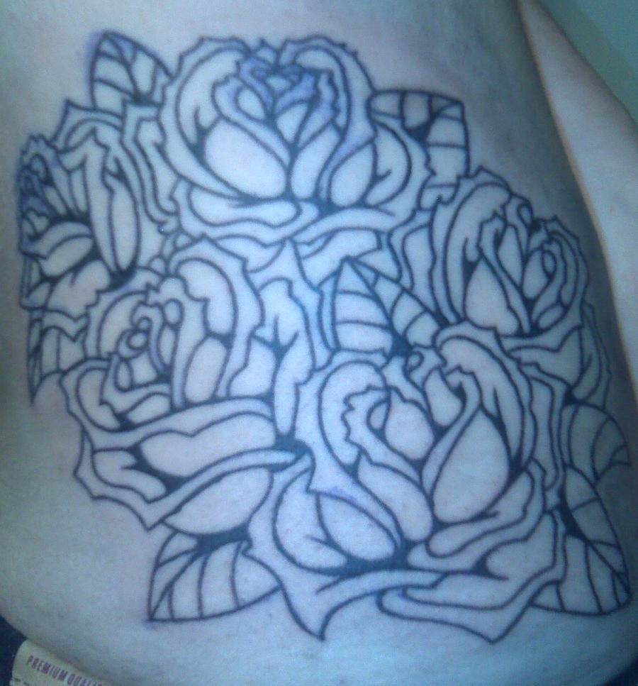 Roses WIP tattoo by Kiartia on deviantART