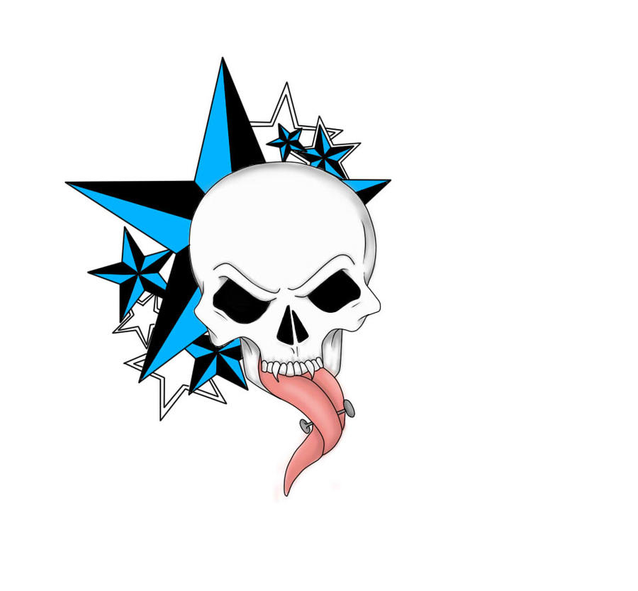 Skull Tattoo Design by Kandylandkizzez on deviantART