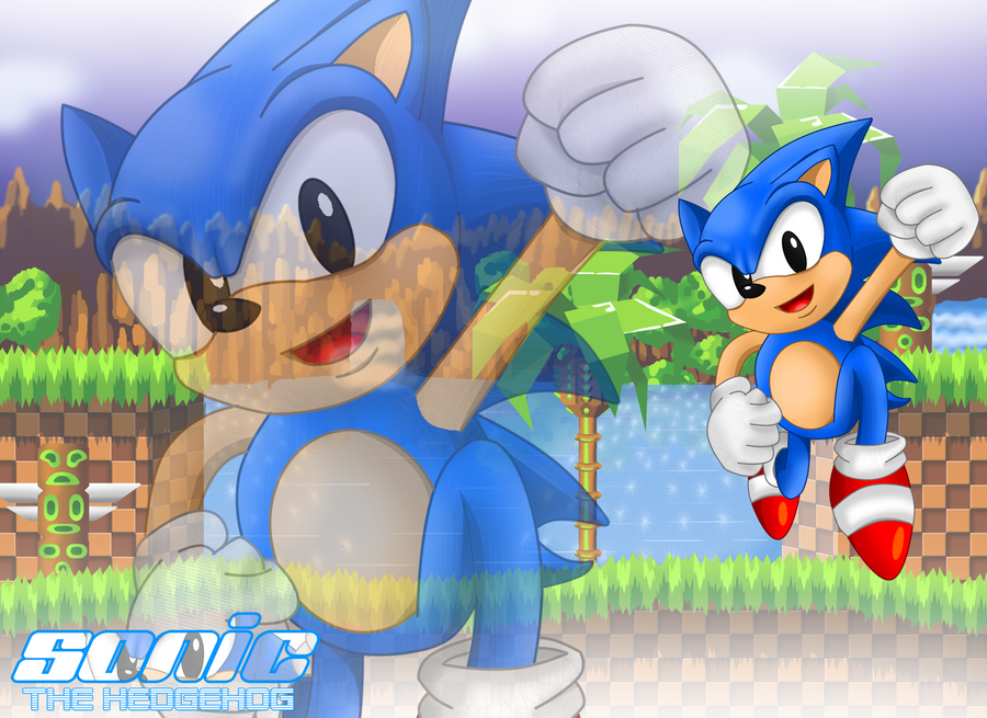 sonic the hedgehog wallpaper. Sonic the Hedgehog WallPaper by *TokeiTime on deviantART