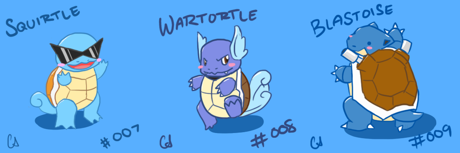 Squirtle Evolutions 87