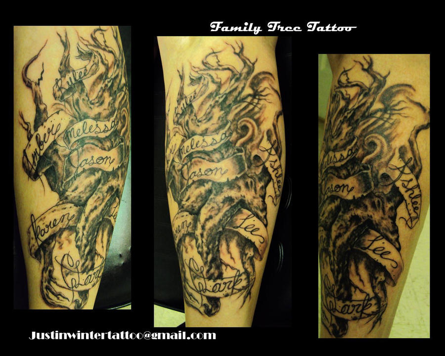 Family Tree Tattoo by JustinWinterdesign on deviantART