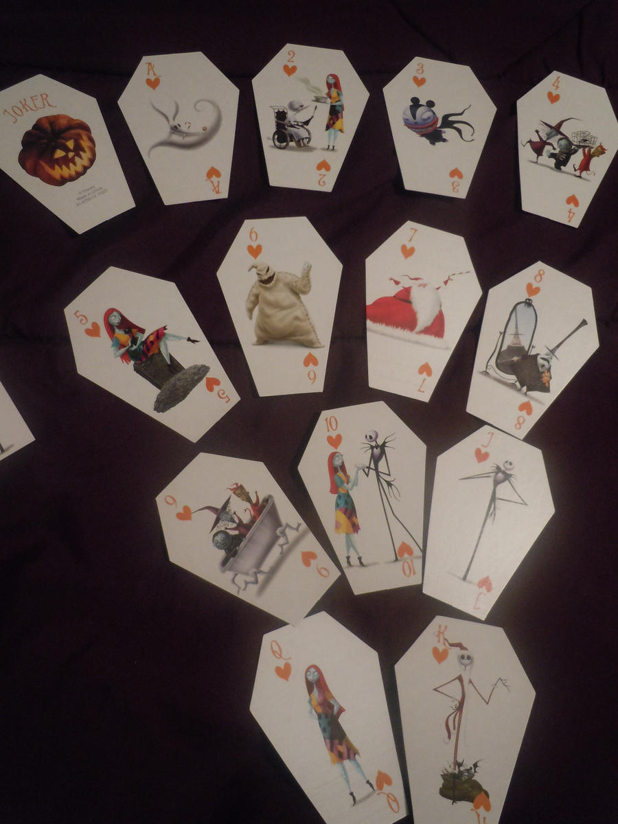 Nightmare Before Christmas' Playing Cards by HuntressxTimeLady on ...