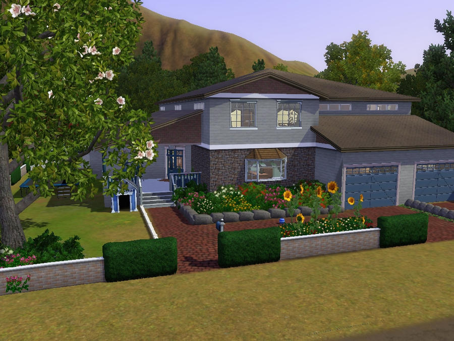 The Sims 3  House no.22 by AdmiralBlueberry on deviantART