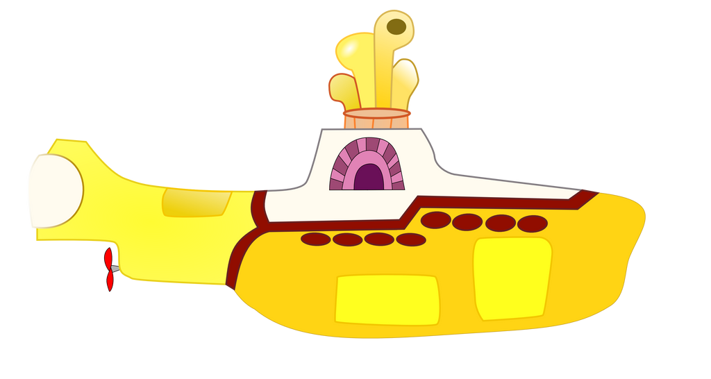 clipart yellow submarine - photo #31