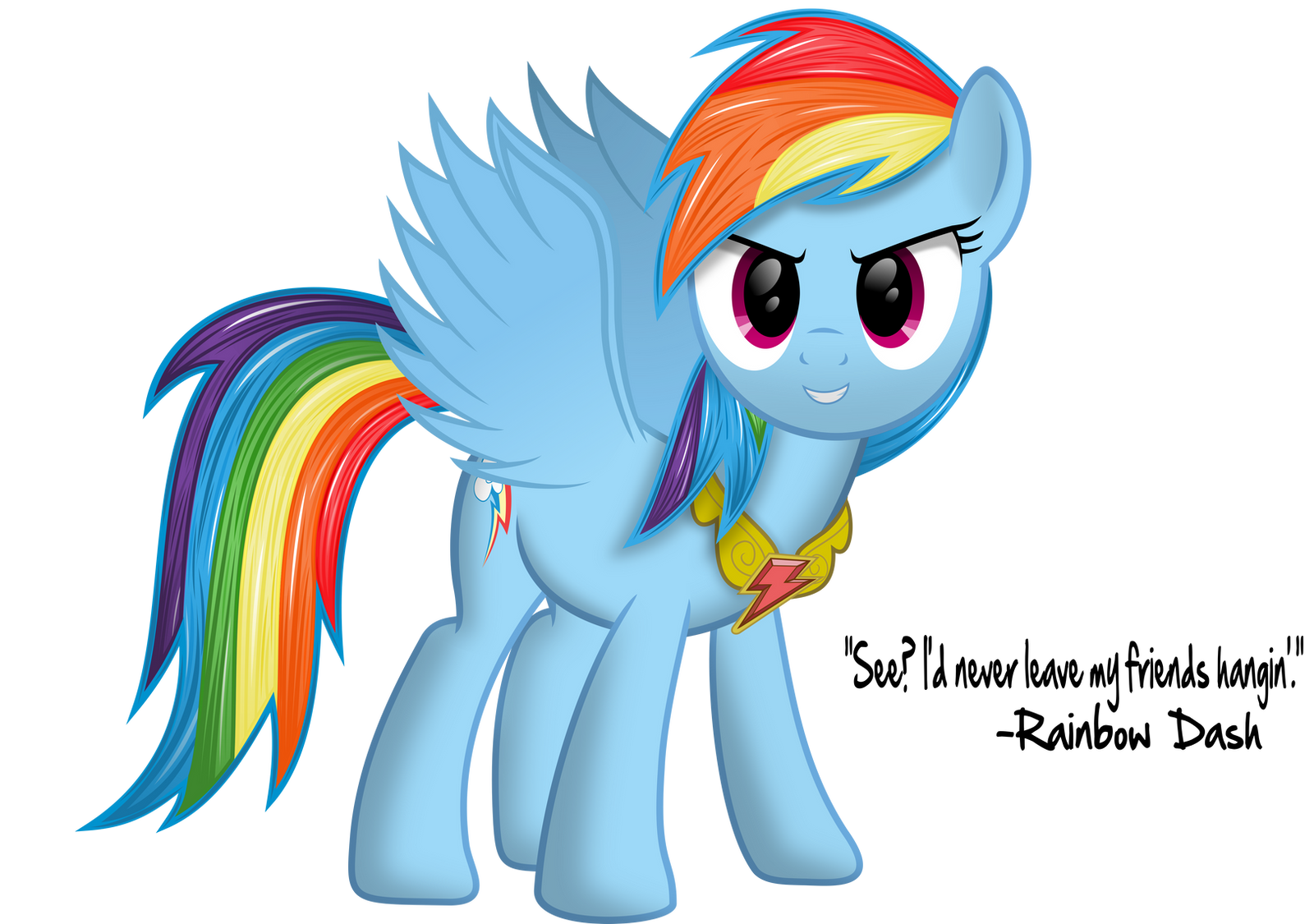 Rainbow Dash the most awesome Pony 639 Awesome Fans!