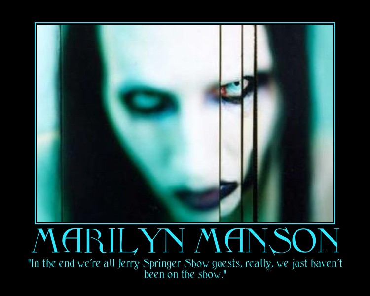 Marilyn Manson Quote by HarvestQueen on deviantART