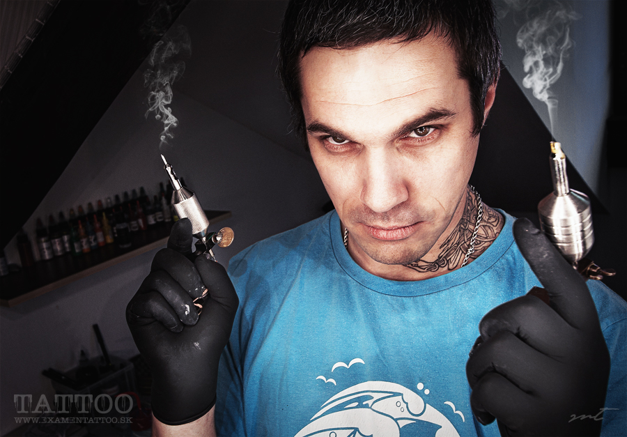 smoking gun tattoo. smoking guns. Michael - tattoo