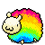 Rainbow Sheep by KagayakuBoshi