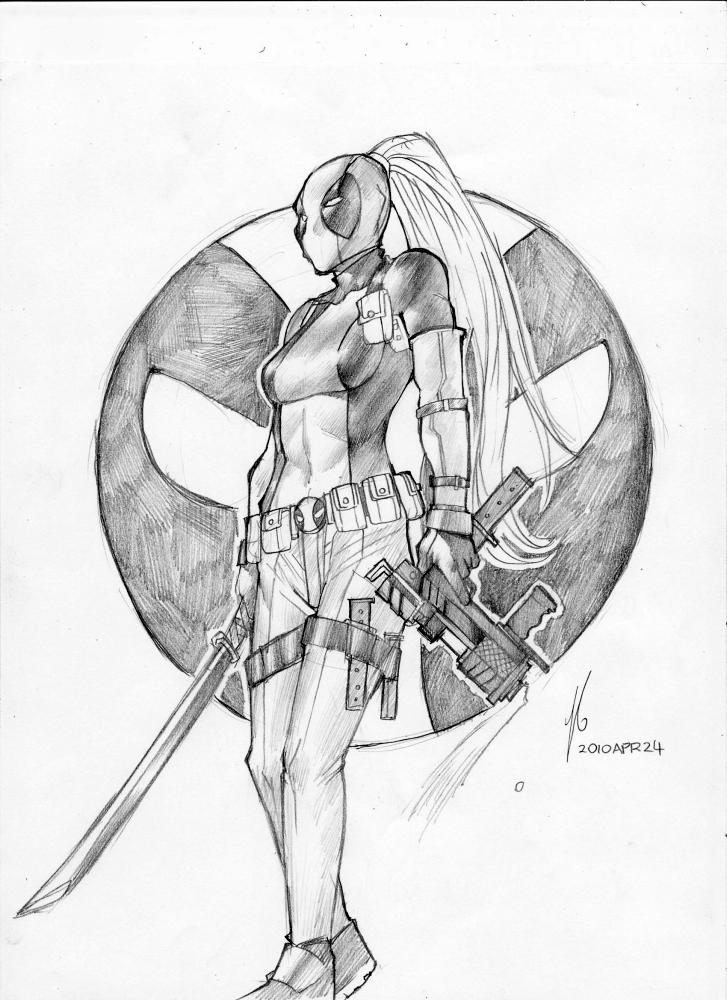 lady deadpool coloring pages - photo #46