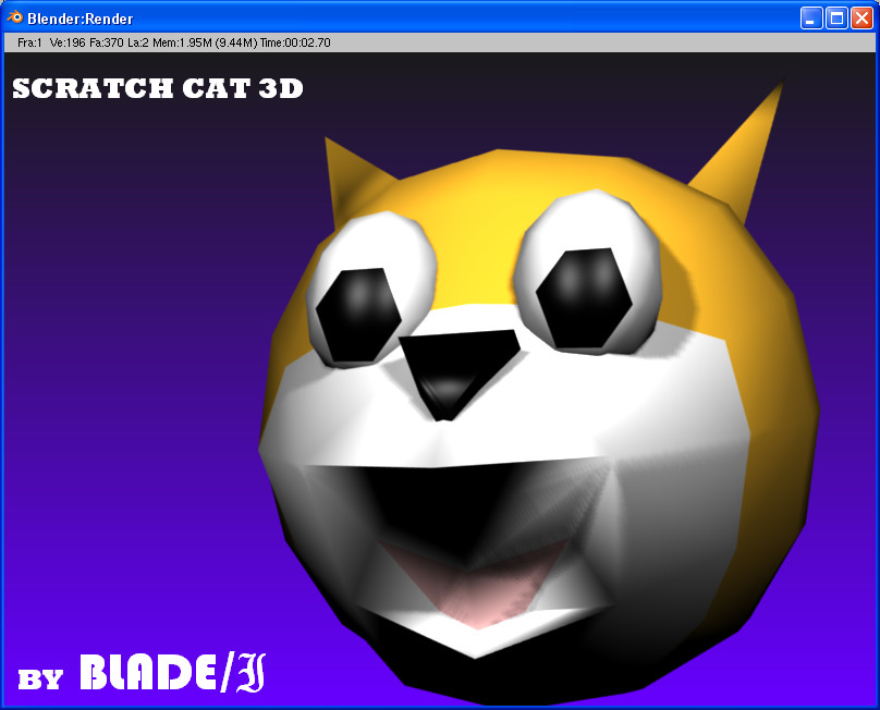 Cat In A Blender. Re: LS 3D Sprites and Blender