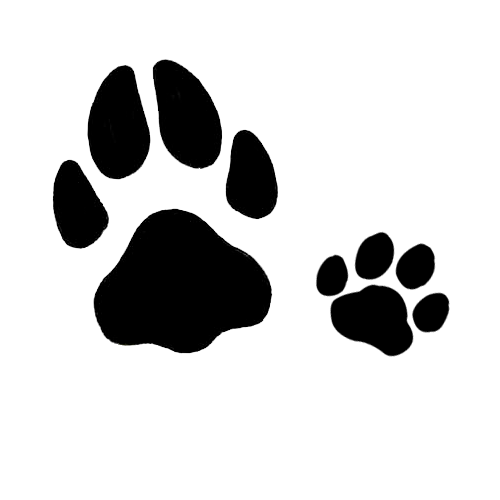 clipart- dog and cat paw prints - photo #35