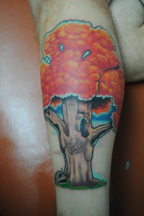 tree tattoos on back. family tree tattoos. family