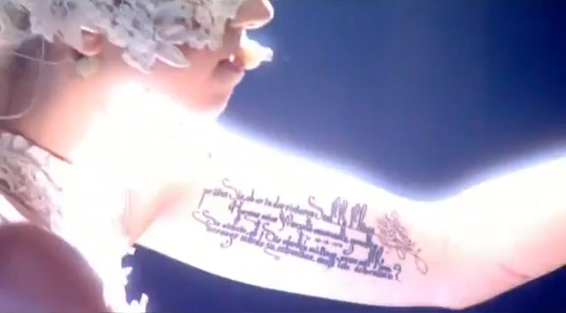 Lady Gaga's Tattoo