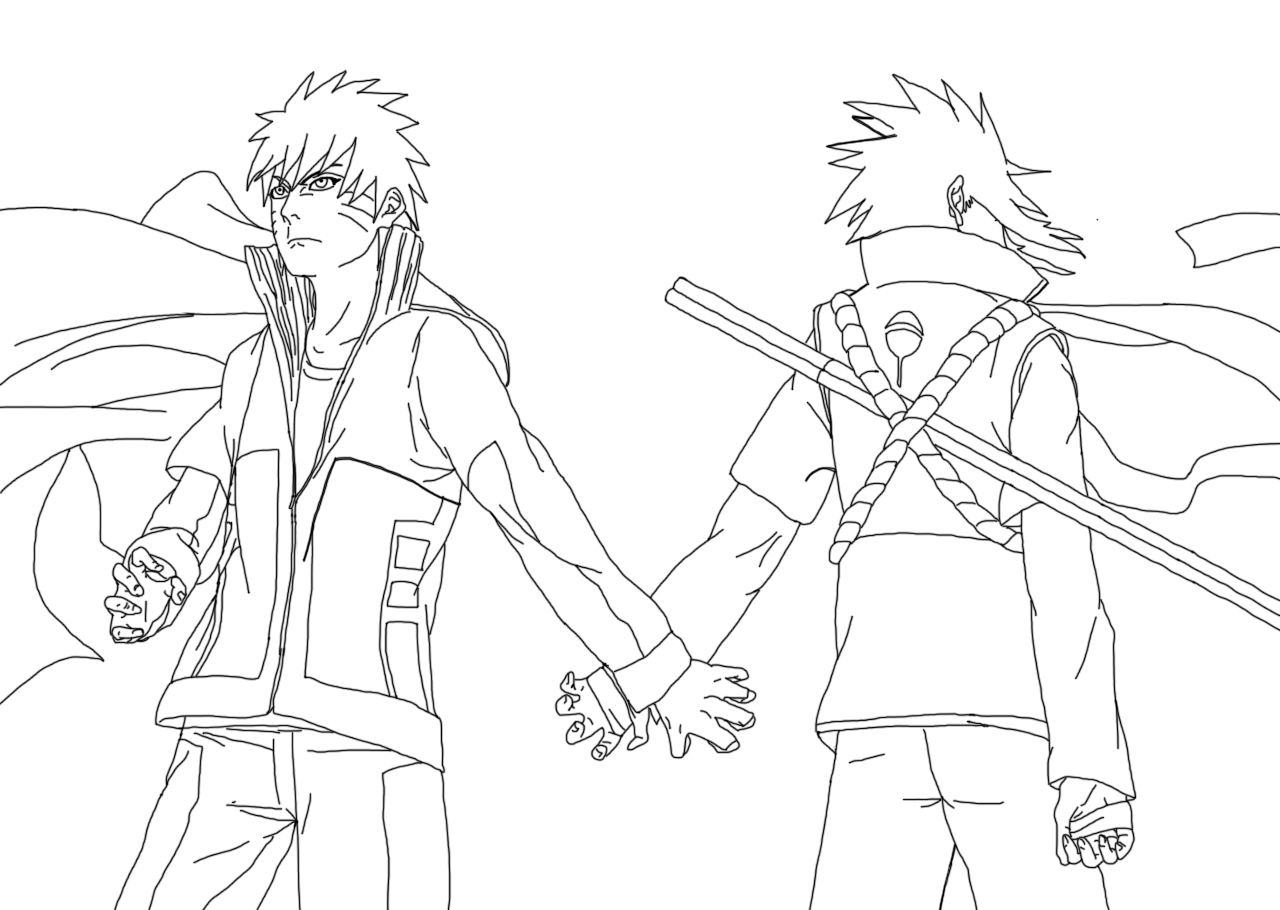 naruto coloring pages images of tracing - photo #24