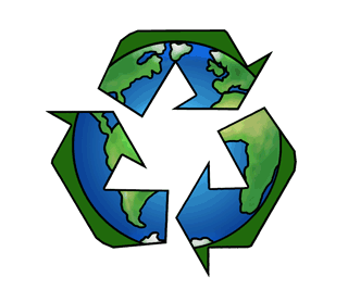 animated recycle logo