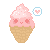Pink Ice Cream by Hinachuu