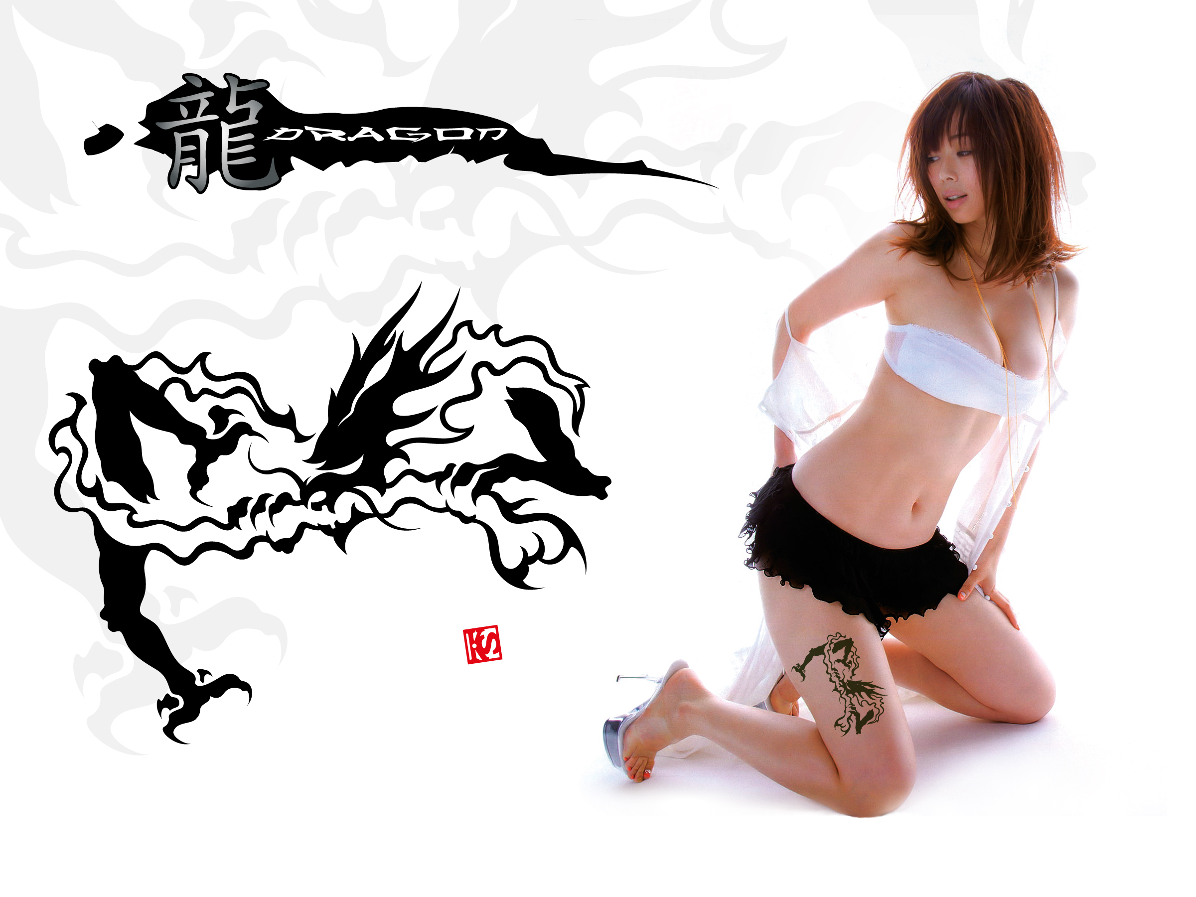 Dragon tattoo by model850