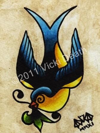 Swallow Tattoo Design Picture 5