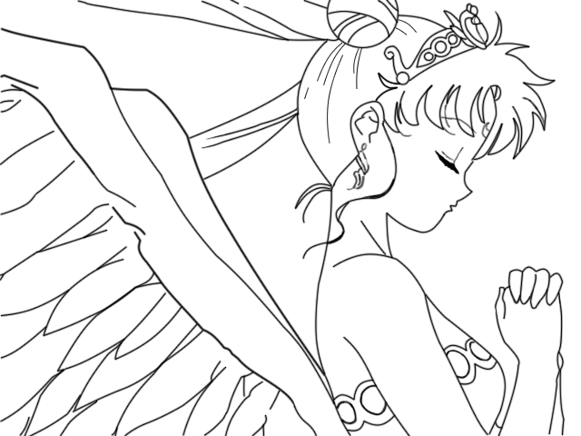 queen serenity coloring pages - photo #8