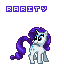 Rarity Sprite by Xugggys