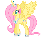 Princess Fluttershy Trot by small-sanctuary