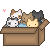 Box of Kitties by UntitledJoy