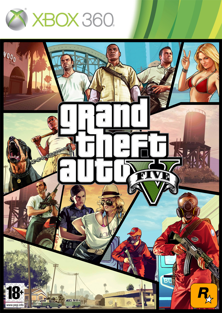 Gta V Cover Gta 5 Caratula Grand Theft Auto By