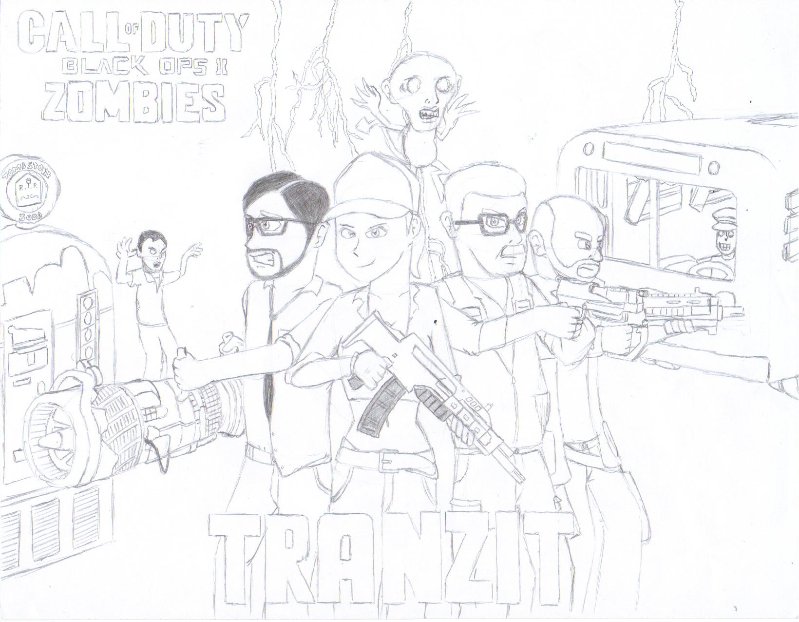 call of duty zombies coloring pages - photo #32