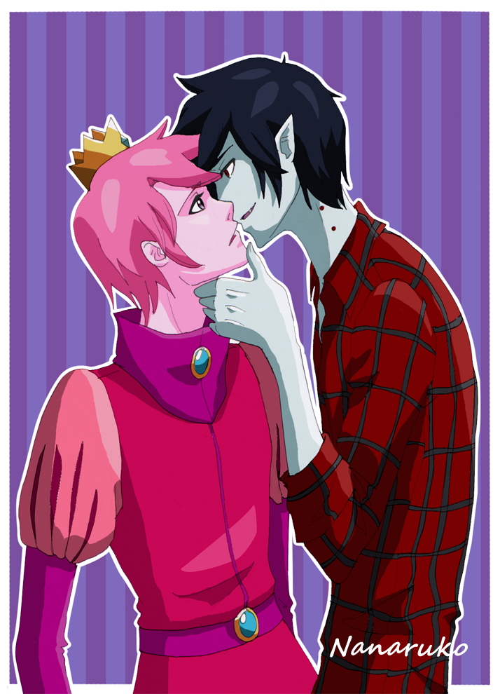 Prince Gumball And Marshall Lee Adventure Time By Nanaruko On DeviantArt