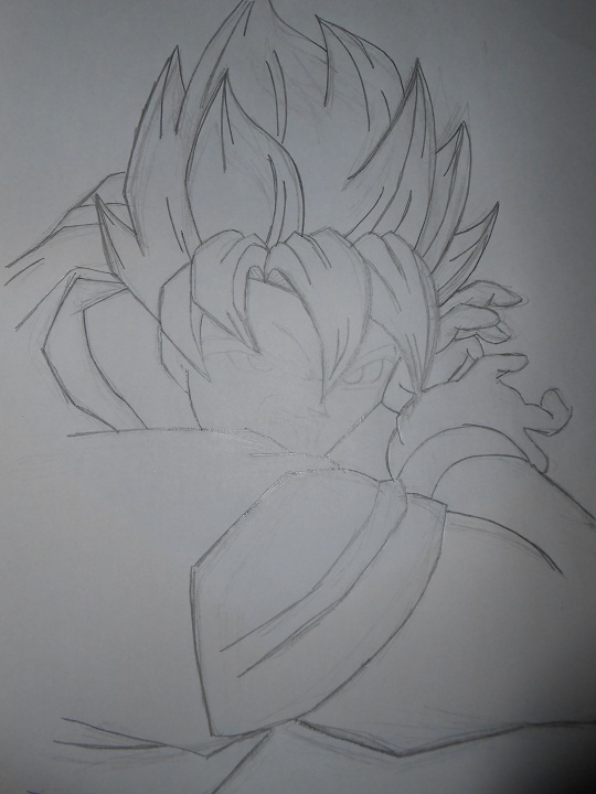 Goku ssj para dibujar paso a paso - Imagui