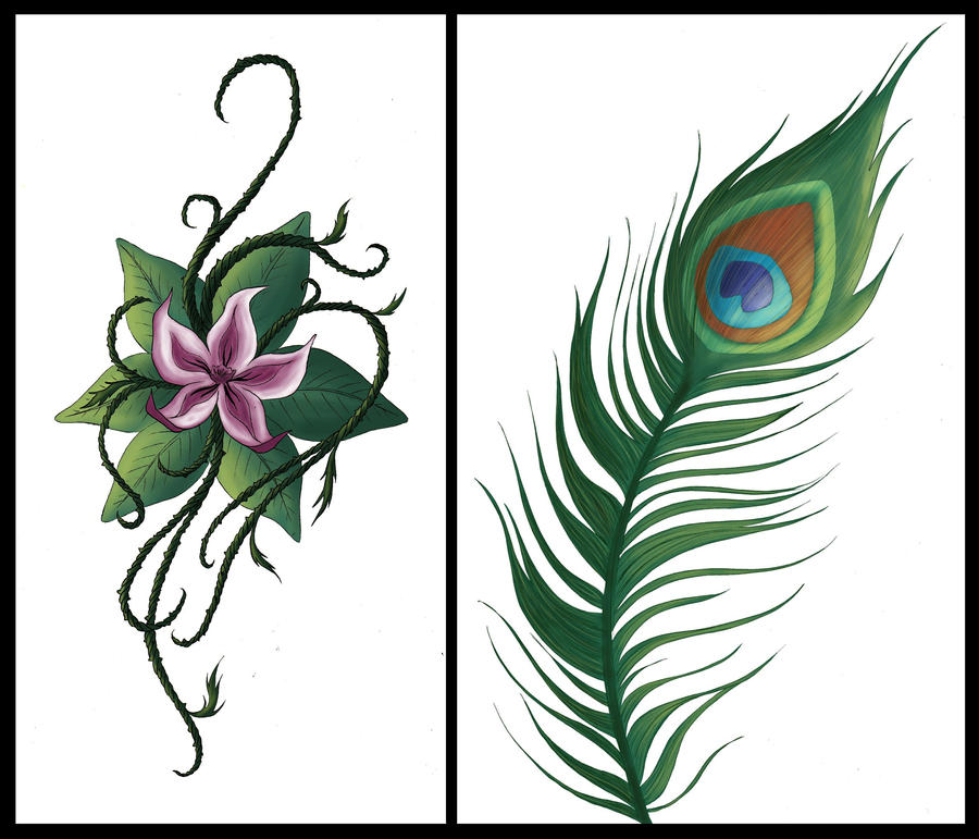 More tattoos - flower tattoo