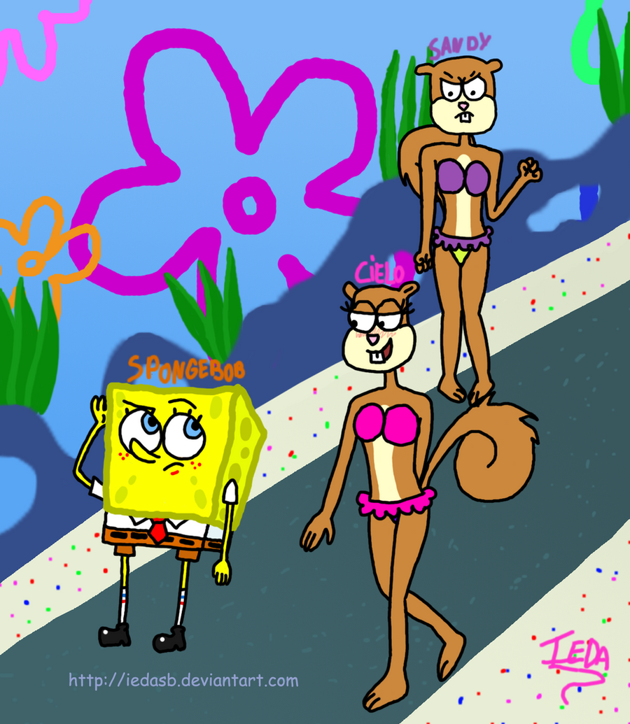 Download this Spongebob Cielo And Sandy Iedasb picture