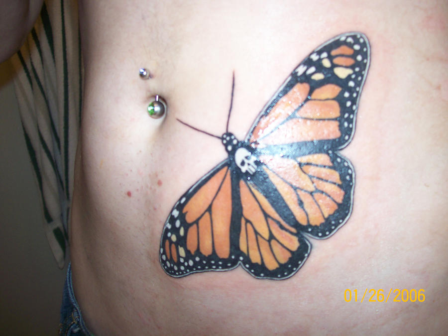monarch butterfly tattoo. My Monarch Butterfly tattoo by ~Nativegirl5251 on deviantART