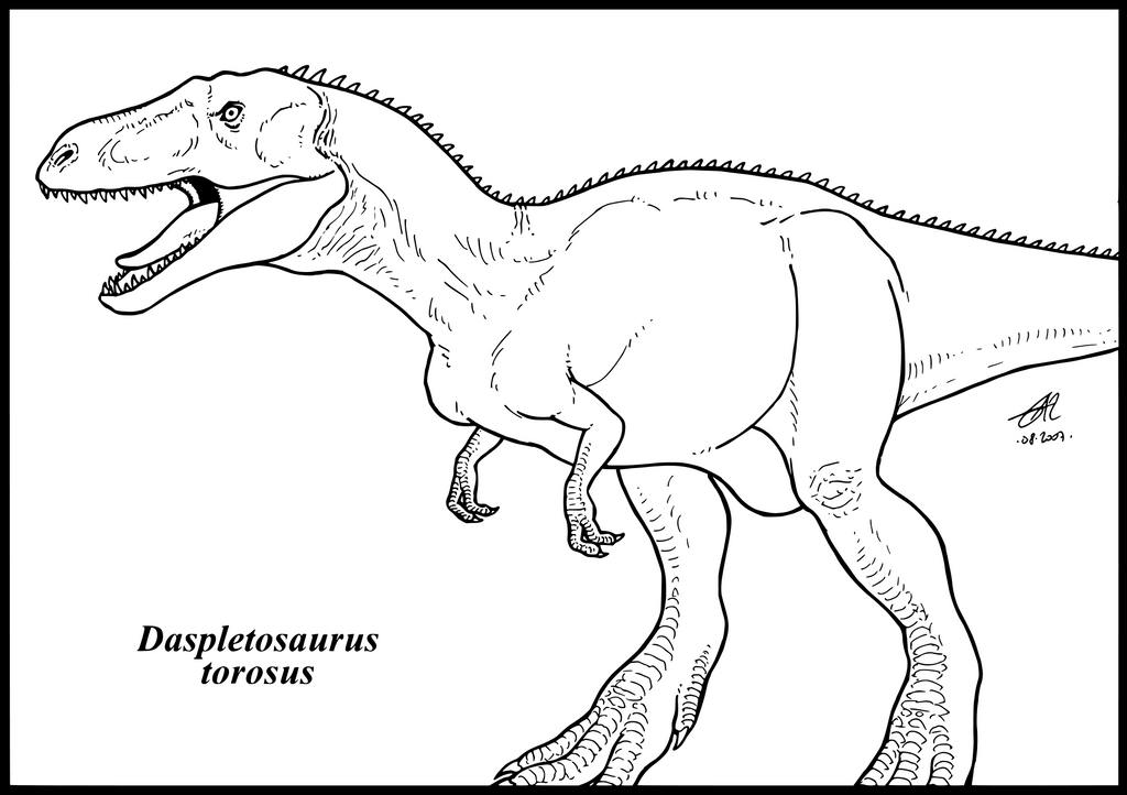 Daspletosaurus torosus by zakafreakarama