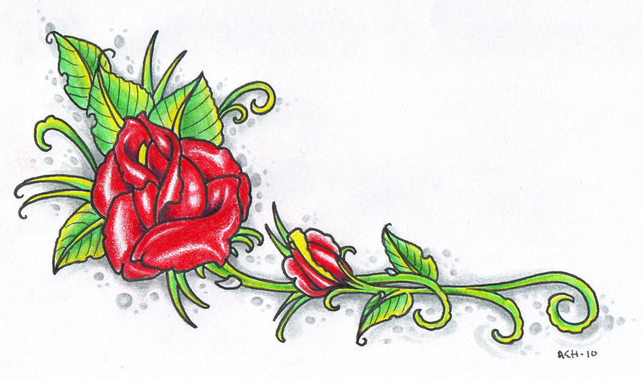 Red Rose 2010 | Flower Tattoo